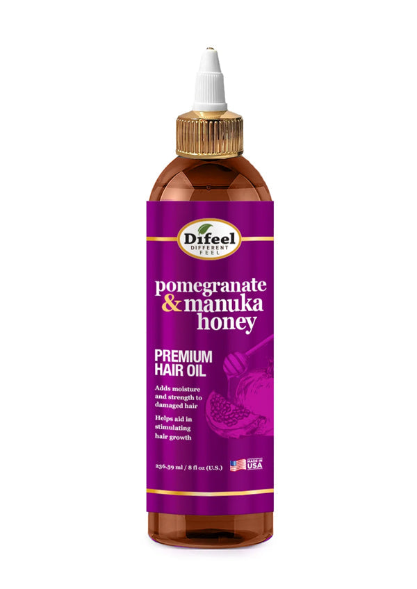 Difeel Pomegranate & Manuka Honey Premium Hair Oil (8 oz)