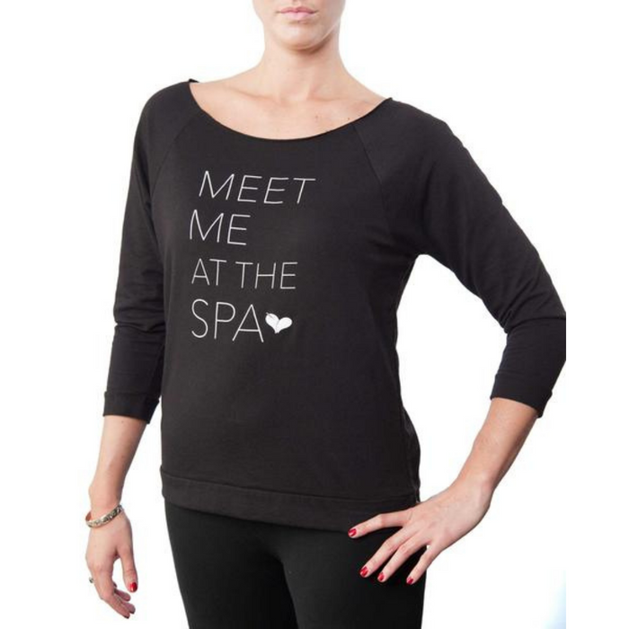 DISCONTINUED - Meet Me at the Spa Women's Sweatshirt | Lucky Owl