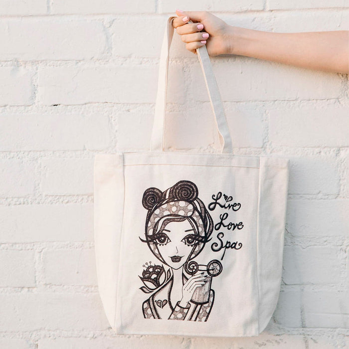 DISCONTINUED - Spa Girl Tote Bag | Lucky Owl