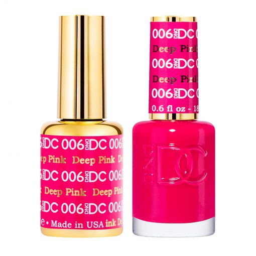 DND DC Gel Nail Polish Duo 006 - Deep Pink