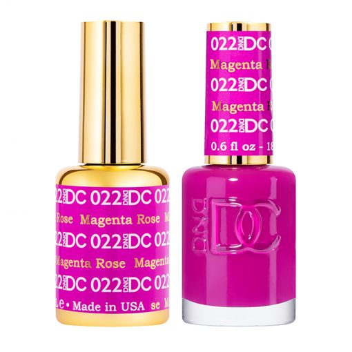 DND DC Gel Nail Polish Duo 022 - Magenta Rose
