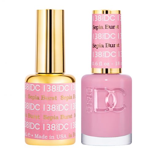 DND DC Gel Nail Polish Duo 138 - Sepia Burnt