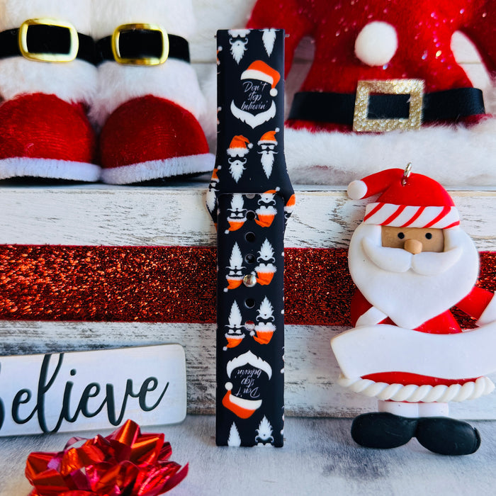 Don't Stop Believin' Print Silicone Band For Samsung Watch