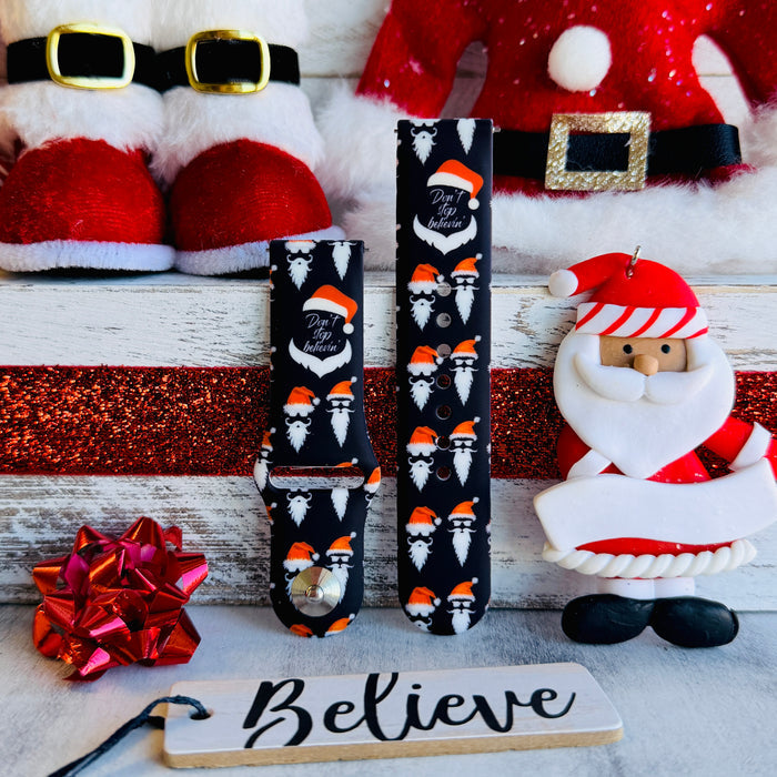 Don't Stop Believin' Print Silicone Band For Samsung Watch