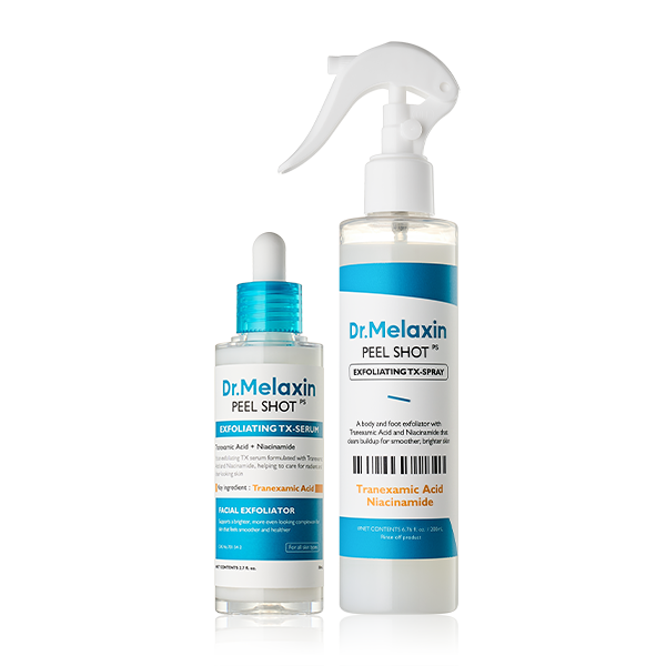 Dr.MELAXIN TX Exfoliating & Tone Peel Shot Smoothing Duo - DOKAN