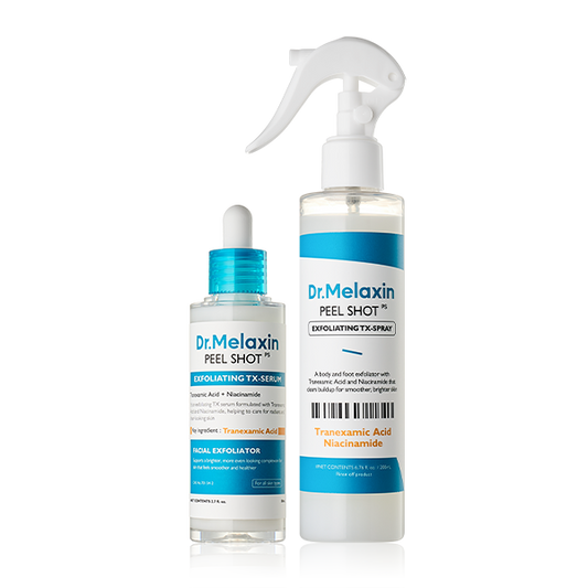 Dr.MELAXIN TX Exfoliating & Tone Peel Shot Smoothing Duo - DOKAN