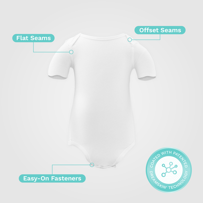 Dreamskin Eczema Short Sleeve Baby Bodysuit product image 1