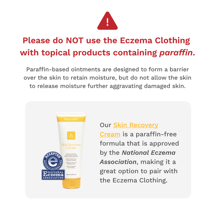 Dreamskin eczema clothing paraffin-free fabric information