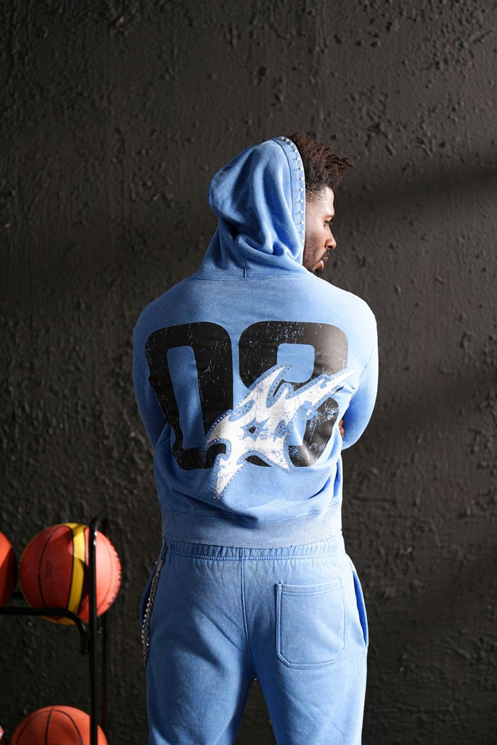 ELITE VIVID PREMIUM HEAVY GSM FLEECE SET - 1067SET - BABY BLUE