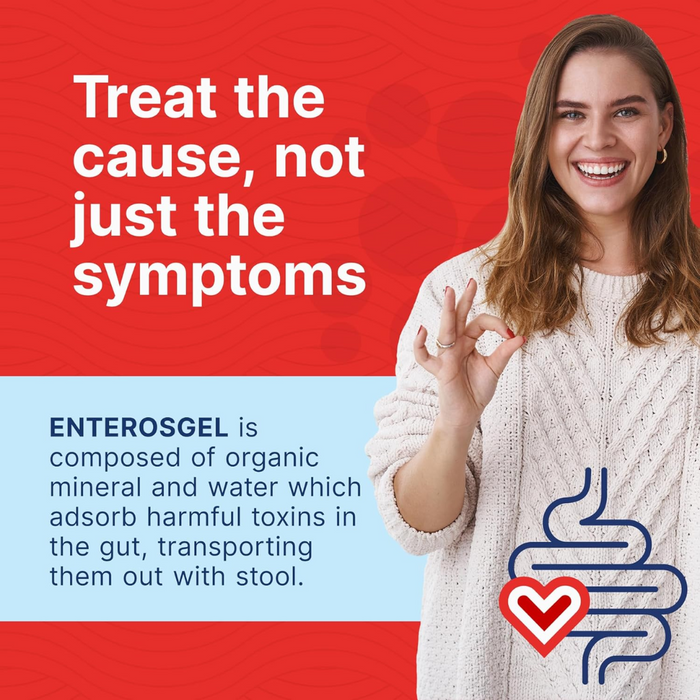 Enterosgel IBS Relief Gel Tube 225g - Oral Intestinal Adsorbent (T)