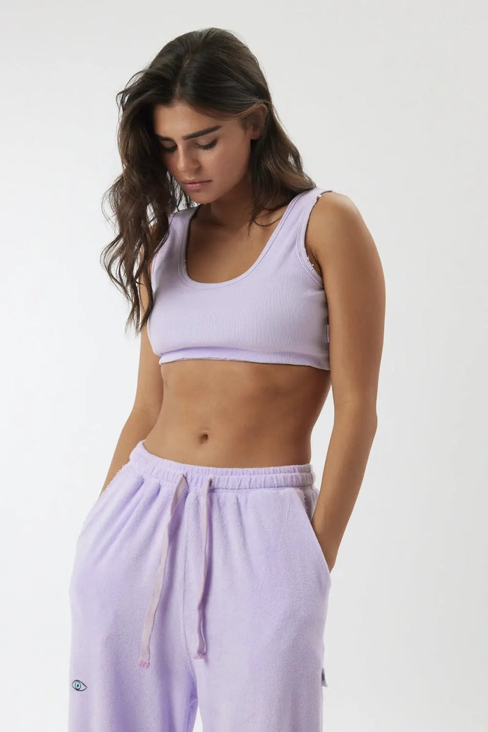 Essential Crop Top -  Purple TFU-TFU shop