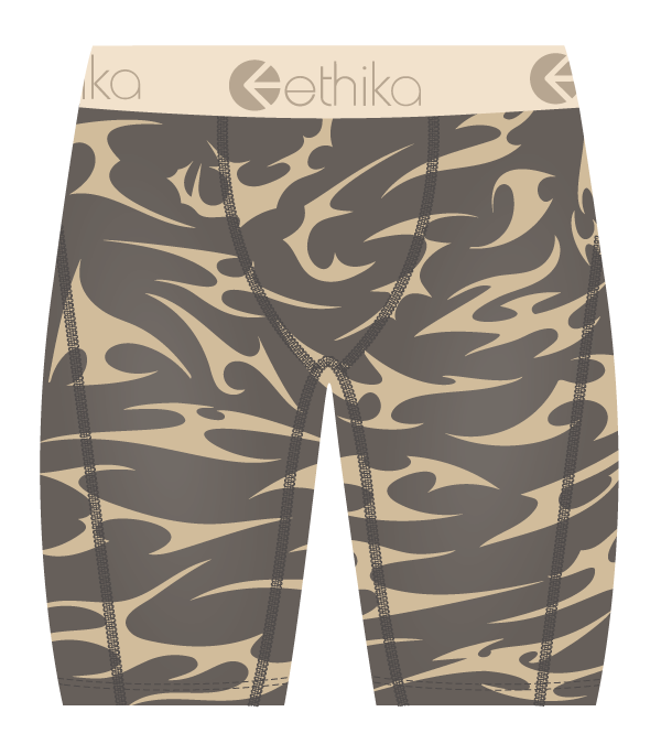 ETHIKA BOXER BRIEFS CYBERSIGILISM - MSUAAF2610 - BROWN
