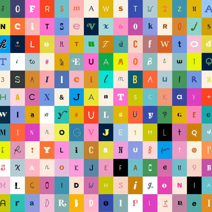 F2449 - Selvedge Magic Letters