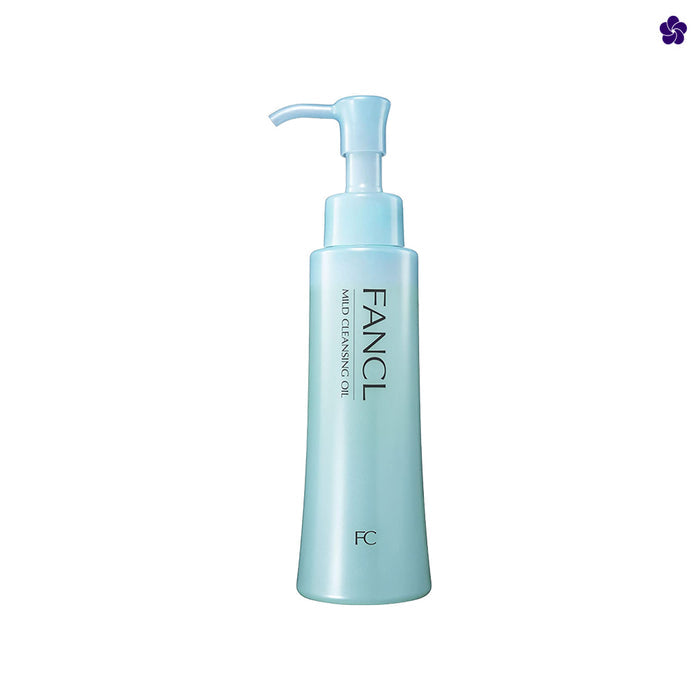 Fancl Mild Cleansing Oil Bottle. Murasaki Cosmetics. Number one Japanese cleansing oil. Japanese skincare Europe.