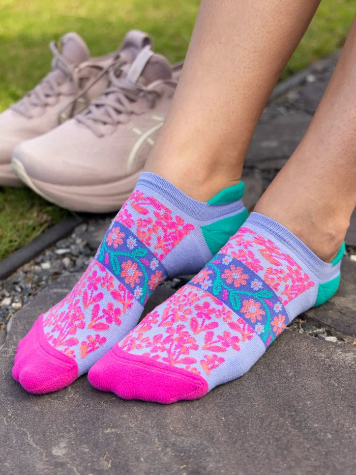 Favorite Fitness Socks, Set of 3 - Coral-view 1