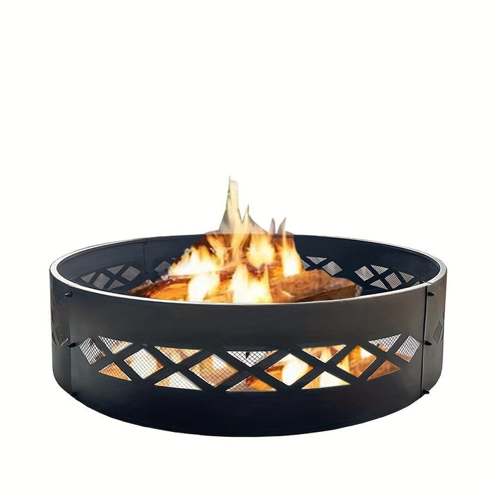 Fire Pit Ring for Outdoor Wood Burning