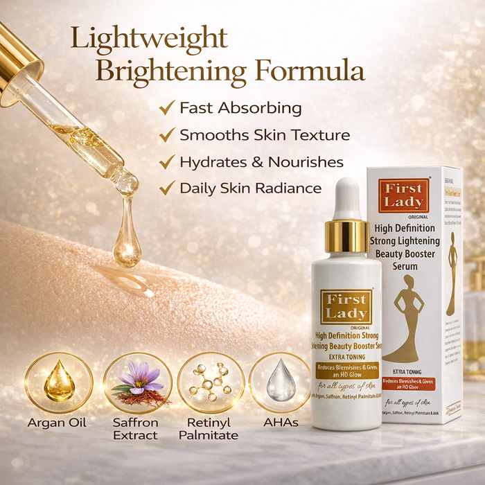 First Lady HD Brightening Booster Serum – Glow up & Radiant 60ml