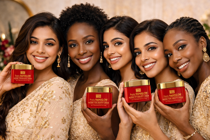 First Lady Rapid Glow Argan Brightening Face Cream 250ml | Kojic Acid, Vitamin C, Licorice & Amla | Even Skin Tone & Radiance Boost