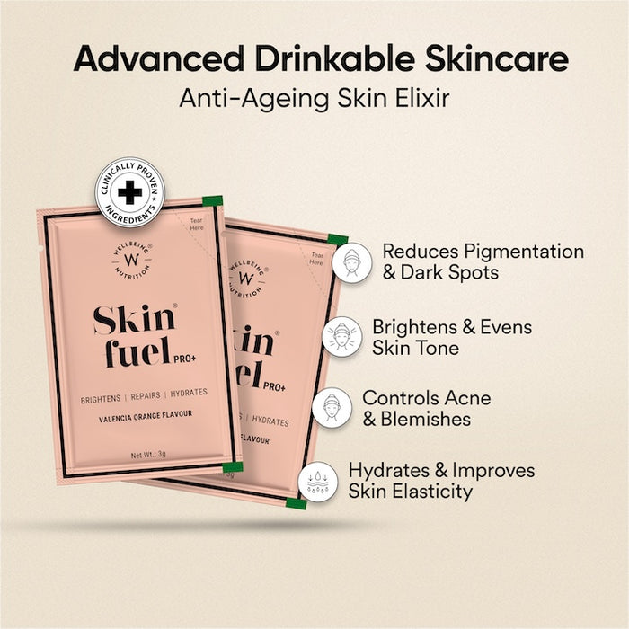 Free Glutathione Skin Fuel Pro+ Valencia Orange Flavour