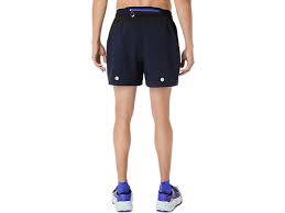 ASICS FUJITRAIL ALL OVER PRINT 5IN SHORT MINDIGHT COBALT HOMBRE