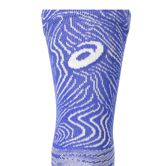 ASICS FUJITRAIL GRAPHIC CREW SOCKS COBALT BURST CREAM
