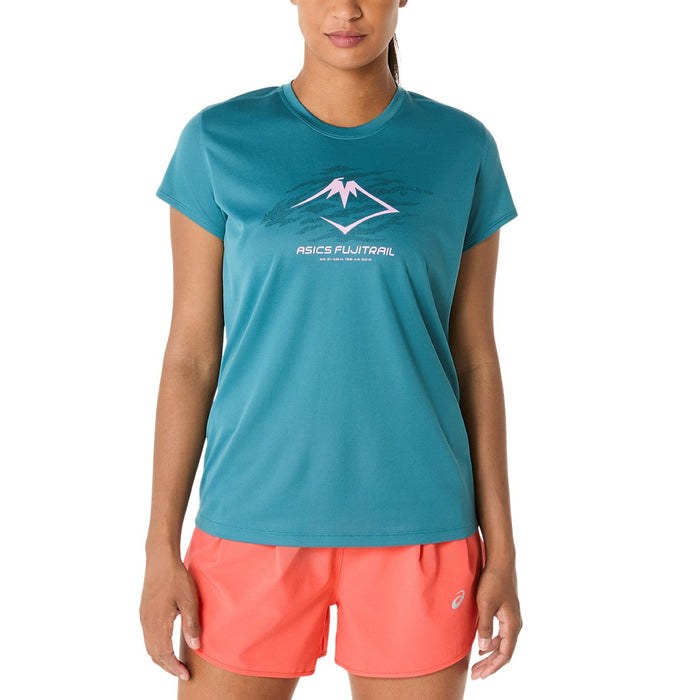 ASICS FUJITRAIL LOGO ATLANTIS BLUE MUJER