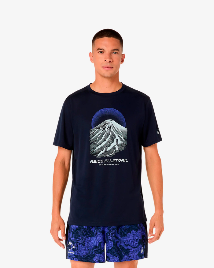 ASICS FUJITRAIL LOGO TOP MINDINGHT COBALT HOMBRE
