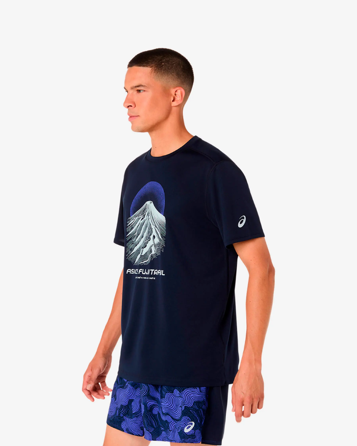 ASICS FUJITRAIL LOGO TOP MINDINGHT COBALT HOMBRE