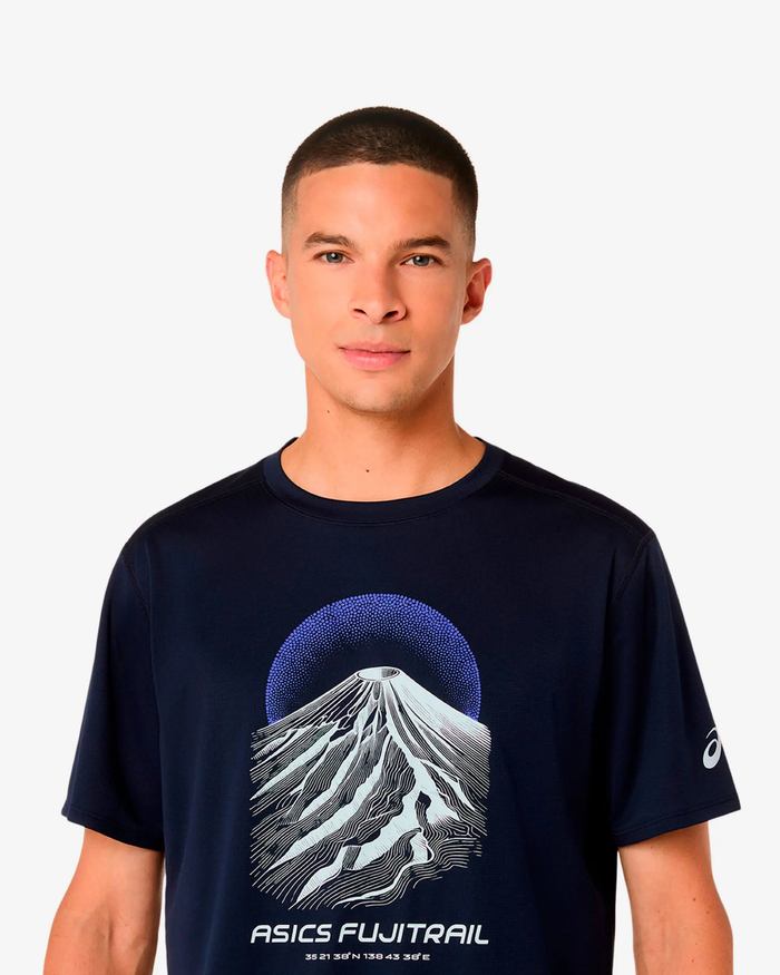 ASICS FUJITRAIL LOGO TOP MINDINGHT COBALT HOMBRE