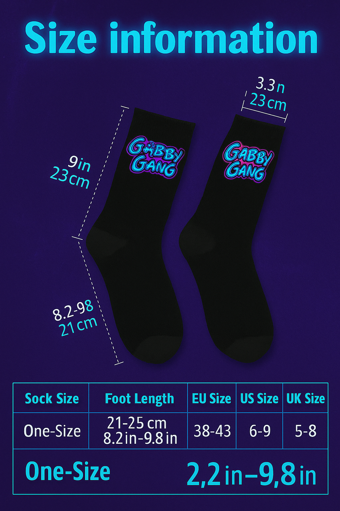 Gabby Gang Crew Socks