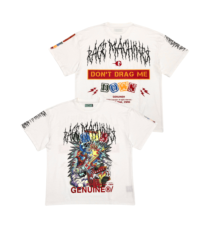 GENUINE "DON'T DRAG ME" T-SHIRT - GN6192 - NATURAL