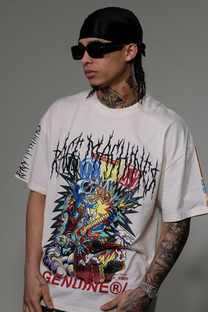 GENUINE "DON'T DRAG ME" T-SHIRT - GN6192 - NATURAL