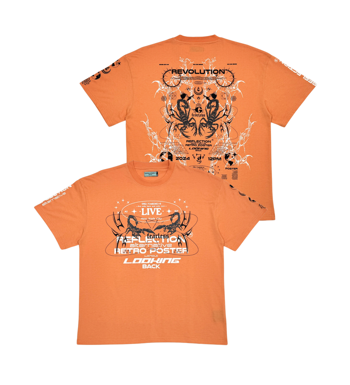 GENUINE "REFLECTION" T-SHIRT - GN6193 - SALMON