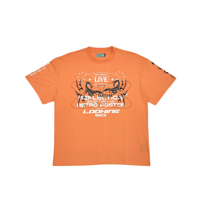 GENUINE "REFLECTION" T-SHIRT - GN6193 - SALMON
