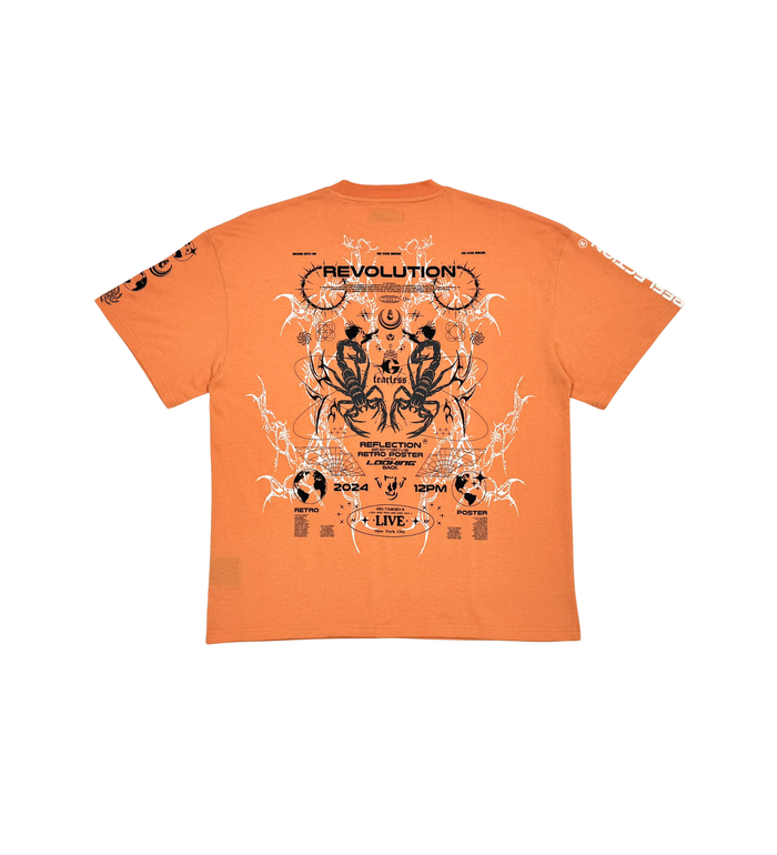 GENUINE "REFLECTION" T-SHIRT - GN6193 - SALMON