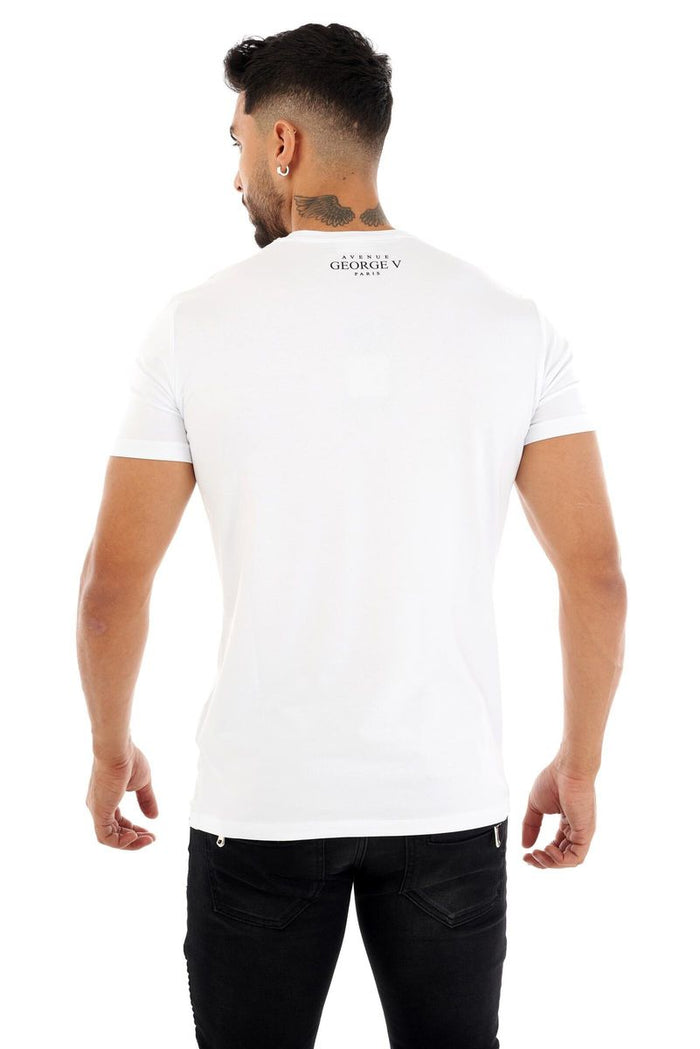 GEORGE V PARIS CROPPED T-SHIRT - WHITE - GV-2786