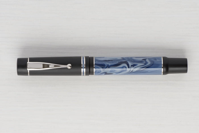 Gioia Alleria Mare Fountain Pen Rhodium Trim
