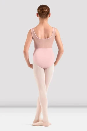 Girls Mirella Petite Adagio Tank Embroidered Leotard