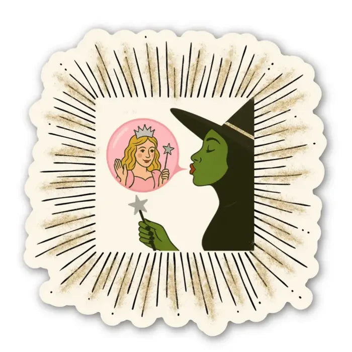 Good Witch & Wicked Witch Sticker