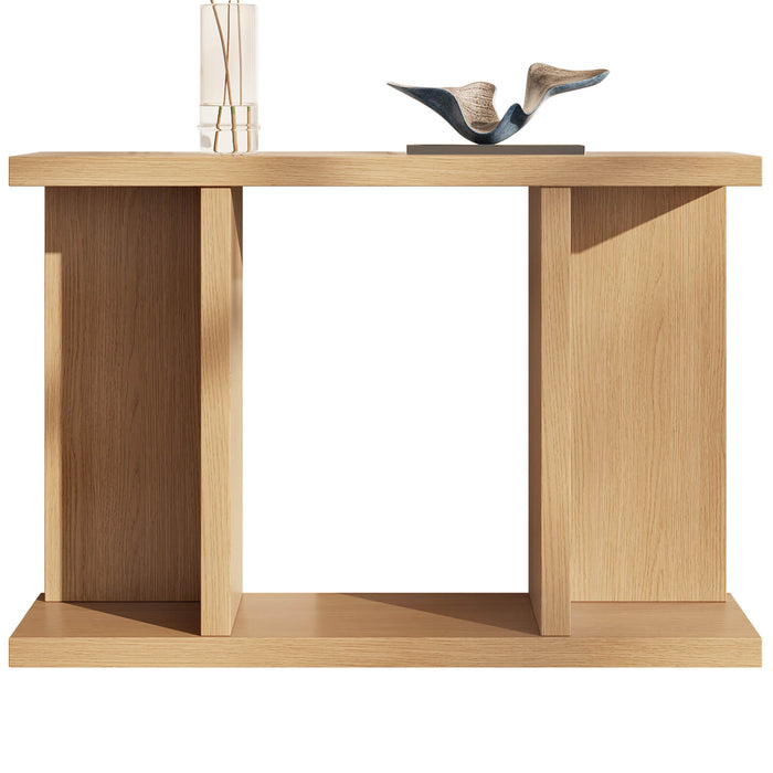 Guyii 51.18" Long Console Table, Multi-Functional Sofa Table Behind Couch, Rectangular Entryway Table