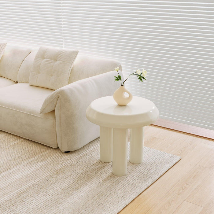 Stylish side table and coffee table duo with a seamless blend of functionality and charm.