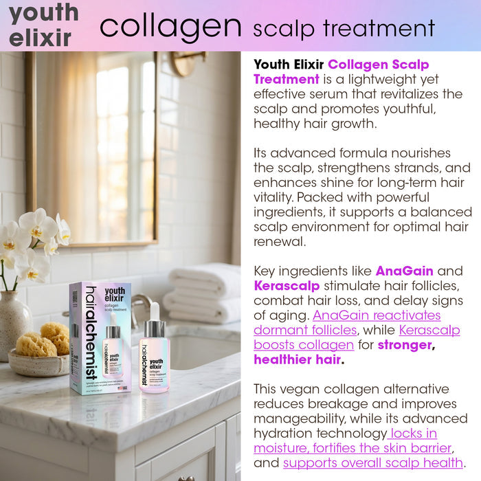 Hair Alchemist Youth Elixir Collagen Scalp Treatment 1.65 oz.