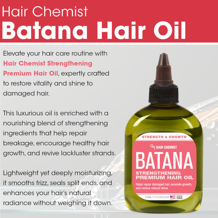 Hair Chemist Batana Strengthening Premium Hair Oil 7.1 oz.