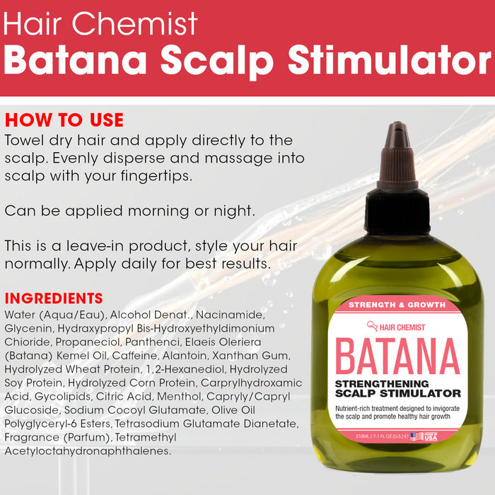 Hair Chemist Batana Strengthening Scalp Stimulator 7.1 oz.