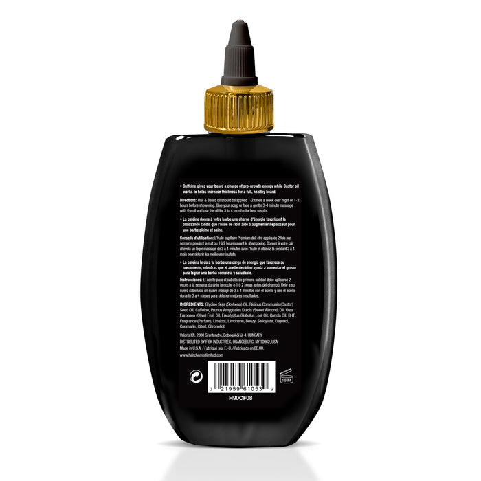 Hair Chemist Caffeine & Castor Faster Growth Hair & Beard Oil 8 oz.