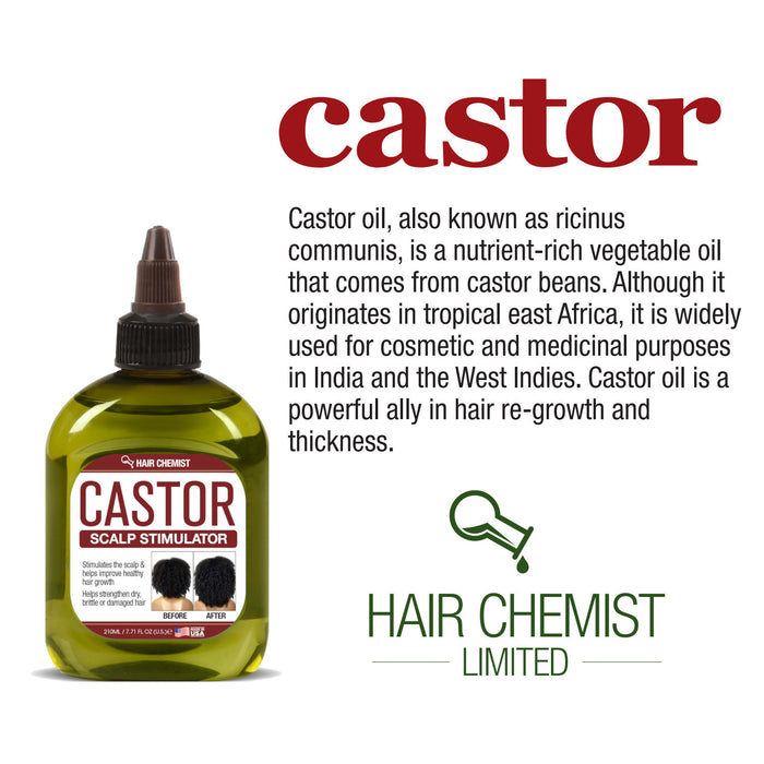 Hair Chemist Castor Strength & Growth Scalp Stimulator 12 oz.