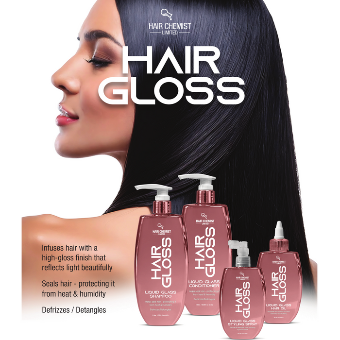 Hair Chemist Hair Gloss Liquid Glass Styling Mousse 8 oz.