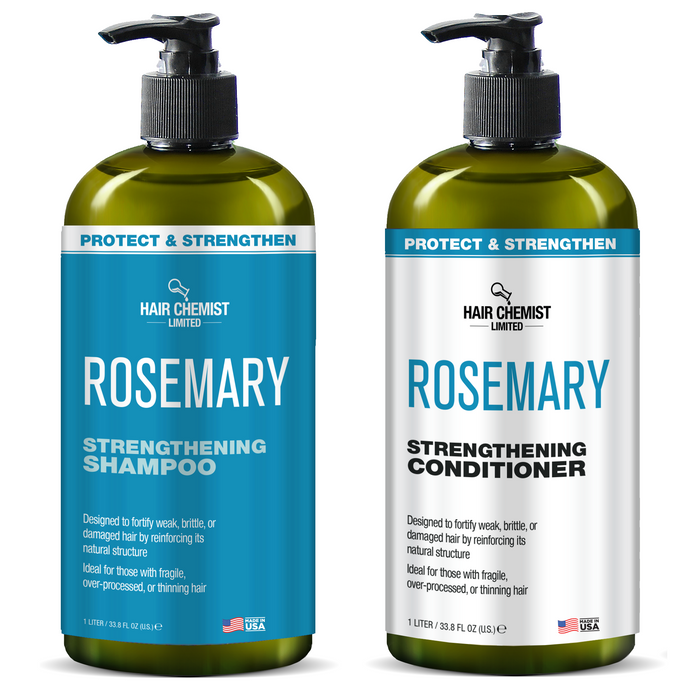 Hair Chemist Protect & Strengthen Rosemary Shampoo & Conditioner Set (2‑PC, 33.8 oz Each)