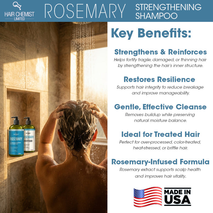 Hair Chemist Protect & Strengthen Rosemary Shampoo & Conditioner Set (2‑PC, 33.8 oz Each)