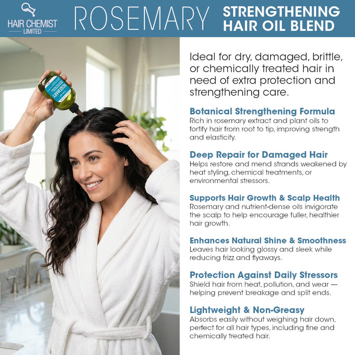 Hair Chemist Protect & Strengthen Rosemary Strengthening Hair Oil Blend 7.1 Ounces